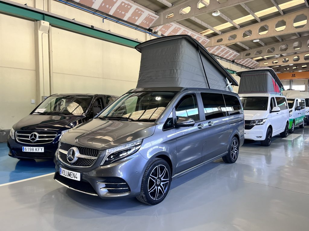 MERCEDES BENZ V220CDI MARCO POLO HORIZON 9GTRONIC 4MATIC + PAQUETE DEPORTIVO / GRIS GRAFITO - foto 4